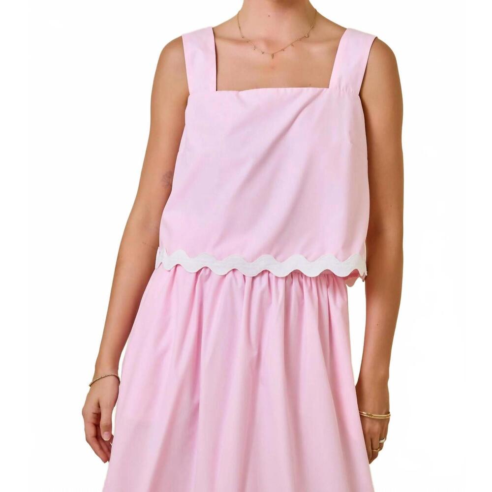 NEW DAY + MOON alexis top in pink